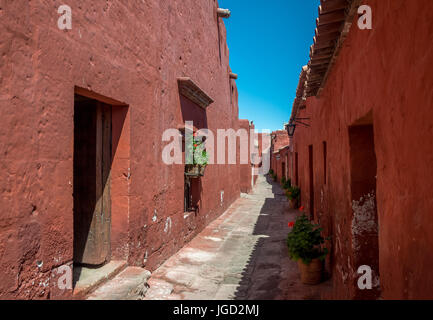 Kloster Santa Catalina - Arequipa, Peru Stockfoto
