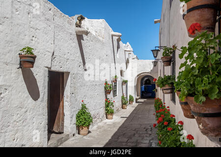 Kloster Santa Catalina - Arequipa, Peru Stockfoto