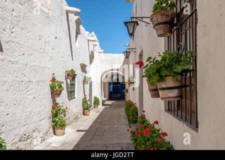 Kloster Santa Catalina - Arequipa, Peru Stockfoto