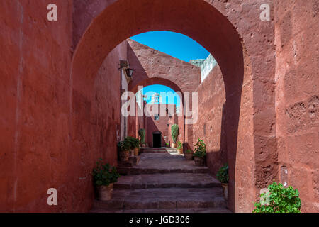 Kloster Santa Catalina - Arequipa, Peru Stockfoto