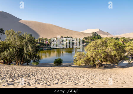 Huacachina Oase - Ica, Peru Stockfoto