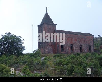 Scenic Bokor Hill Station auf Bokor Berg in Preah Monivong National Park Kampot Kambodscha das französische Kolonialreich in Indochina vergangener Tage Stockfoto