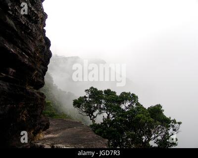 Scenic Bokor Hill Station auf Bokor Berg in Preah Monivong National Park Kampot Kambodscha das französische Kolonialreich in Indochina vergangener Tage Stockfoto