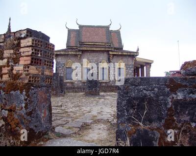 Scenic Bokor Hill Station auf Bokor Berg in Preah Monivong National Park Kampot Kambodscha das französische Kolonialreich in Indochina vergangener Tage Stockfoto