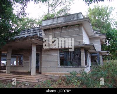 Scenic Bokor Hill Station auf Bokor Berg in Preah Monivong National Park Kampot Kambodscha das französische Kolonialreich in Indochina vergangener Tage Stockfoto