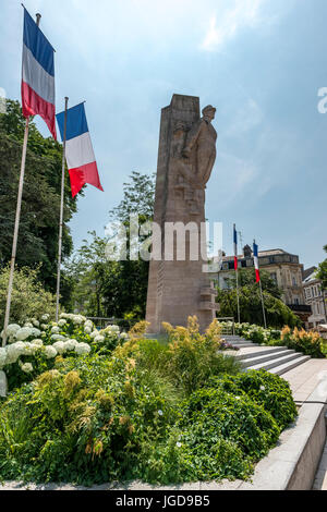 Monument du General Leclerc, Amiens Stockfoto