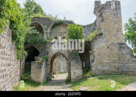 Laon, Soissons Tür Stockfoto