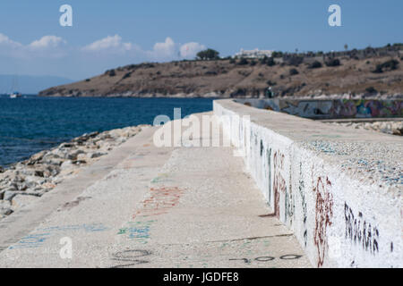 Meer Ägäis Izmir/Türkei Stockfoto