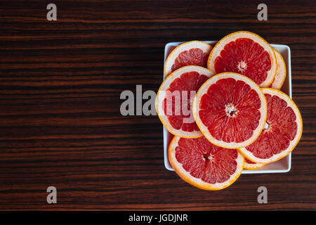 Frisch geschnittene grapefruit Stockfoto