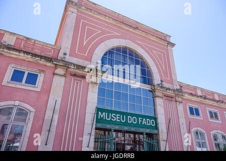 Fadomuseum in Lissabon - sehr beliebt in Portugal - Lissabon - PORTUGAL-2017 Stockfoto