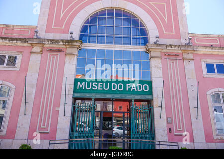 Fadomuseum in Lissabon - sehr beliebt in Portugal - Lissabon - PORTUGAL-2017 Stockfoto