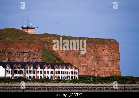 Steilk? Ste auf Helgoland, Steilküste Auf Helgoland Stockfoto
