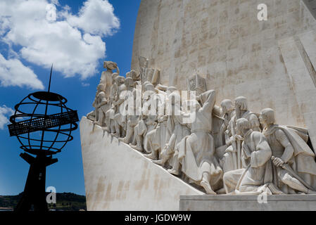 Padrão Dos Descobrimentos (Denkmal der Entdeckungen) in Lissabon, Portugal Stockfoto