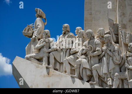 Padrão Dos Descobrimentos (Denkmal der Entdeckungen) in Lissabon, Portugal Stockfoto