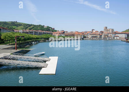 Zumaia. Gipuzkoa, Baskenland. Spanien Stockfoto