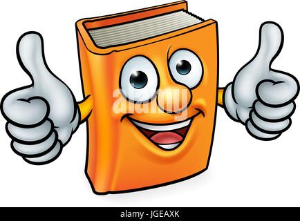 Cartoon-Buch-Charakter-Maskottchen Stock Vektor