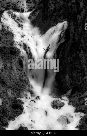 Wasserfälle im Trentino, Italien Stockfoto