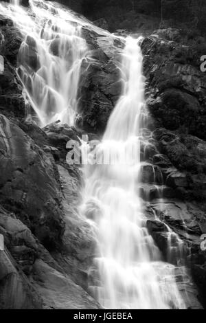 Wasserfälle im Trentino, Italien Stockfoto