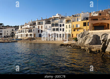 Strand von Calella de Palafrugell, Girona Provinz, Katalonien, Spanien Stockfoto