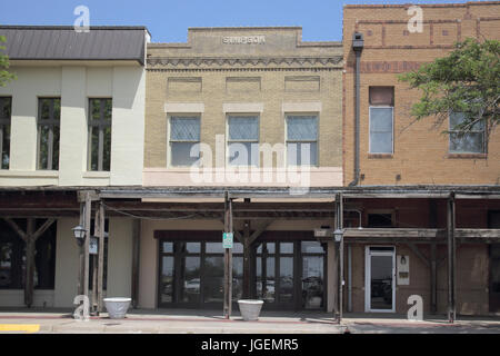 Altbauten in Dodge City Kansas usa Stockfoto