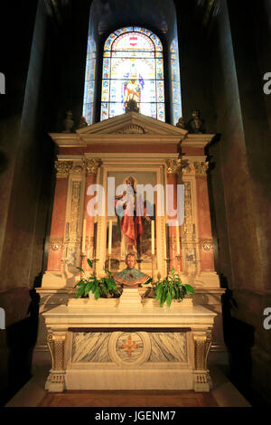 Interieur von der römisch-katholischen Kirche von St Stephens Basilica, Budapest City, Ungarn Stockfoto