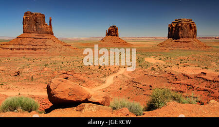 Monument Valley. Utah. USA. Stockfoto