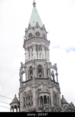 Kirche, Morais Domingos Straße, 2012, Hauptstadt, Vila Mariana, São Paulo, Brasilien. Stockfoto