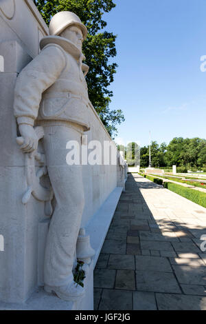 Cambridge American Cemetery and Memorial, Coton, England, UK Stockfoto