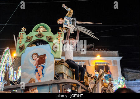 Italien Basilicata Matera "Festa Madonna della Bruna" Stockfoto