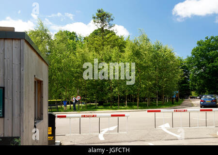 Eingang Tore im Whipsnade Zoo in Bedfordshire, England, Vereinigtes Königreich Stockfoto