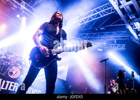 Mailand, Italien. 6. Juli 2017. Rock Band Alter Bridge führt live bei Fabrique in Mailand, Italien: Mairo Cinquetti/Pacific Press/Alamy Live News Stockfoto