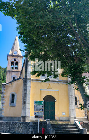Das Dorf Vivario (Korsika) Stockfoto
