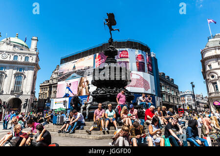 Piccadilly Circus, London, England, UK. Stockfoto