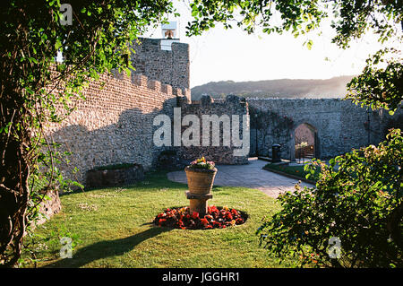 Connaught Gärten, Sidmouth, Devon, UK, an der Südküste Stockfoto