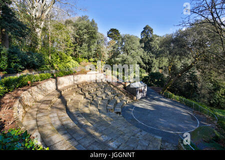 Trebah Garden; Amphitheater; Cornwall; UK Stockfoto