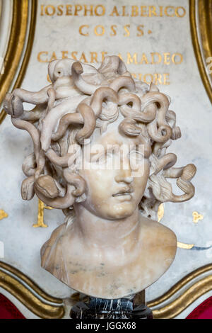 Leiter der Medussa von Bernini, Capitoline Museum, Campidoglio, Rom, Italien Stockfoto