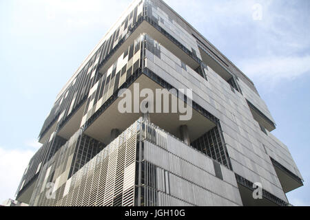 Fassade, Gebäude, Petrobras, 2016, Center, City, Rio De Janeiro, Brasilien. Stockfoto