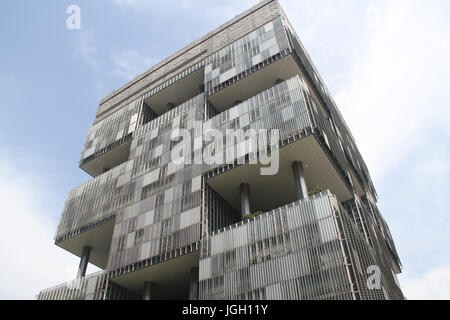 Fassade, Gebäude, Petrobras, 2016, Center, City, Rio De Janeiro, Brasilien. Stockfoto