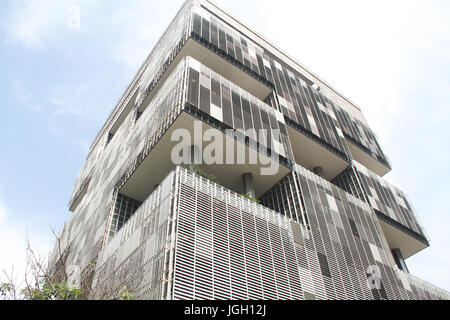 Fassade, Gebäude, Petrobras, 2016, Center, City, Rio De Janeiro, Brasilien. Stockfoto