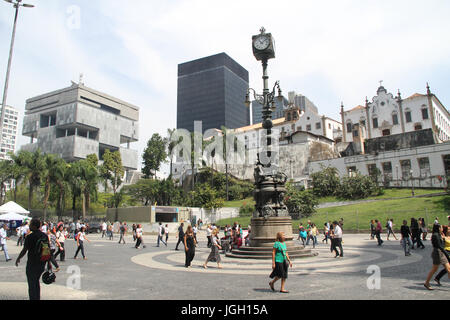 Carioca Station, 2016, Largo da Carioca, Center, City, Rio De Janeiro, Brasilien. Stockfoto