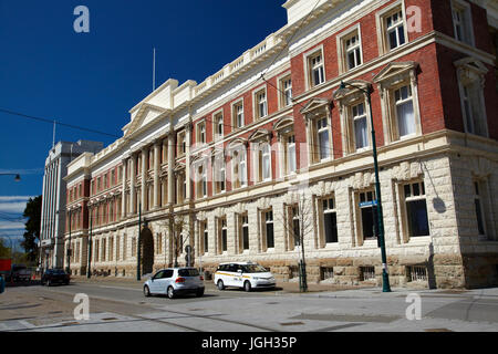 Historischen Regierung Abteilungen Gebäude, neue Regent Street, Christchurch, Canterbury, Südinsel, Neuseeland Stockfoto