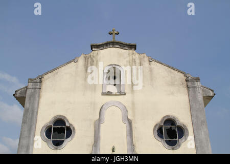 Kirche der Muttergottes von Guia, Portinho; 2014; Praia Grande; Paulista Küste; São Paulo Brasilien. Stockfoto