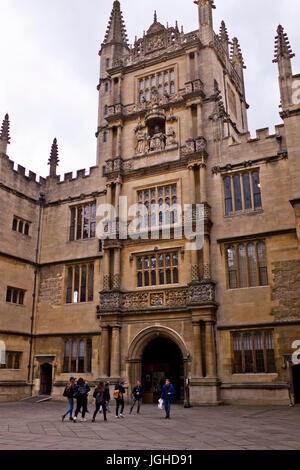 Universitäten von Oxford, Zentrum des Lernens, Bibliotheken, Gärten, Gebäuden, Unterkünfte, comfy, Oxford, Oxfordshire, Vereinigtes Königreich Stockfoto