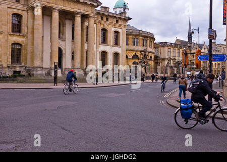 Universitäten von Oxford, Zentrum des Lernens, Bibliotheken, Gärten, Gebäuden, Unterkünfte, comfy, Oxford, Oxfordshire, Vereinigtes Königreich Stockfoto