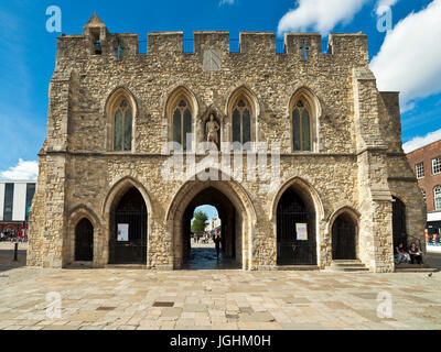 Bargate mittelalterliche Torhaus, Southampton. Stockfoto