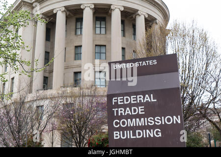 WASHINGTON, DC - März 2016: United States Federal Trade Commission Gebäude in Washington, DC Stockfoto