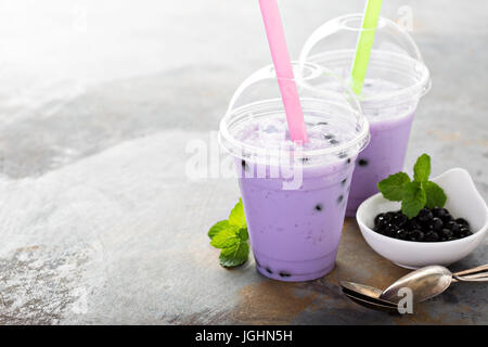 Berry Bubble tea Stockfoto