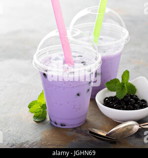Berry Bubble tea Stockfoto