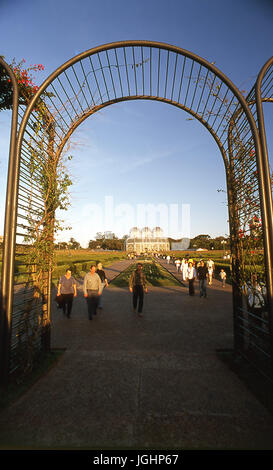 Jardim Botanico, Curitiba, Parana - Brasilien Stockfoto