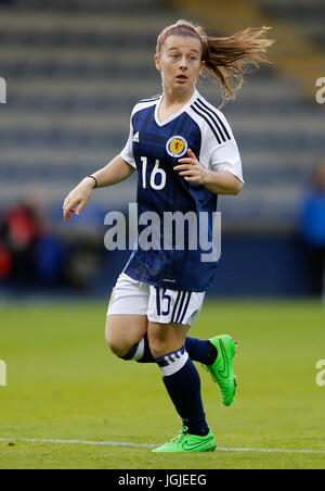 Schottland Frauen Christie Murray während der International Challenge Match bei Starks Park, Kirkcaldy. PRESSEVERBAND Foto. Bild Datum: Freitag, 7. Juli 2017. Vgl. PA Geschichte Fußball Schottland Frauen. Bildnachweis sollte lauten: Jeff Holmes/PA Wire. Einschränkungen: Verwendung Beschränkungen unterworfen. Nur zur redaktionellen Verwendung. Gewerbliche Nutzung nur mit vorheriger schriftlicher Zustimmung des Scottish FA. Stockfoto